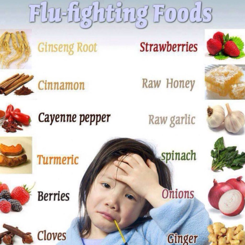 Alimente ce lupta impotriva gripei